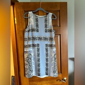 JOE FRESH | Size 8 | Blue & Black Printed Dress